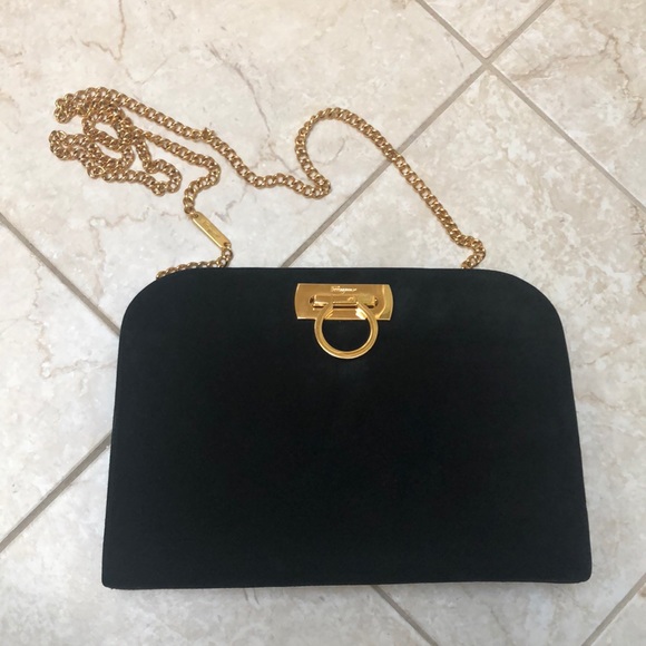 Salvatore Ferragamo Handbags - Vintage Ferragamo Suede Bag